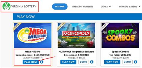official lottery site.